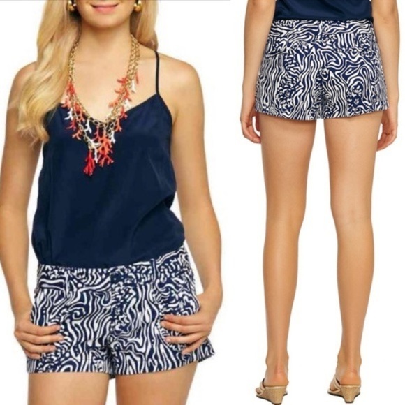 Lilly Pulitzer Night Swimming Walsh Shorts - Picture 1 of 6